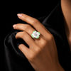 Garden Serenade Enamel Ring